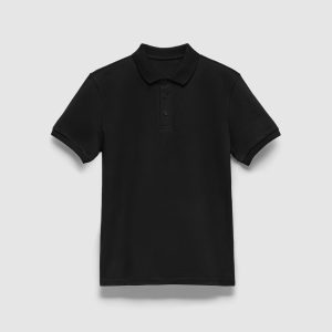 Ribbed Collar & Cuff Poloshirt