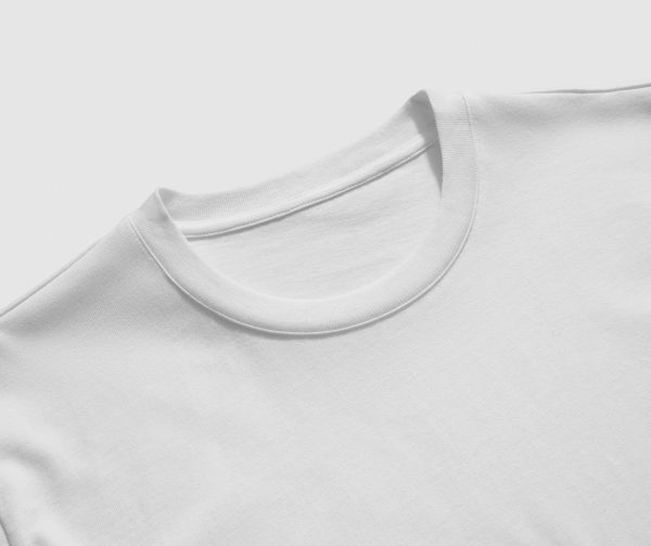 T-Shirt with Ruffle Jacquard Collar - Image 4
